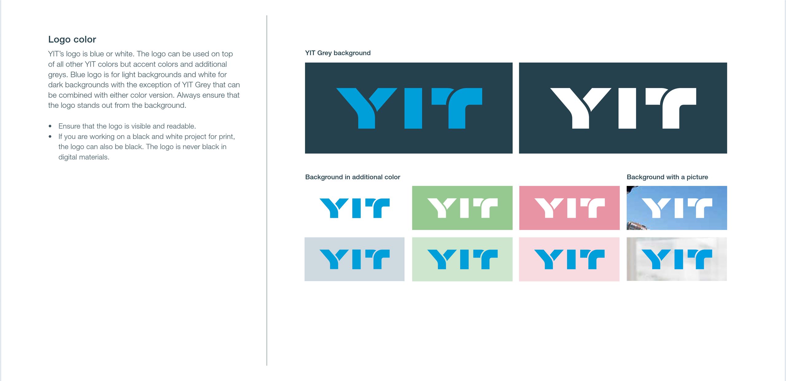 YIT logo colors